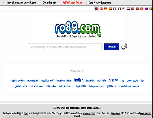 Ro89 Site Review Screenshot