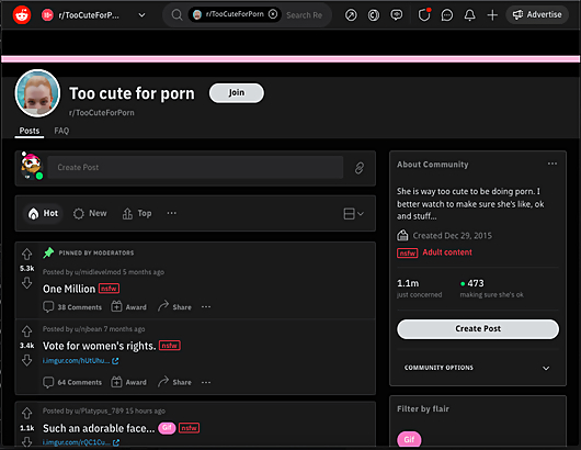 Too Cute For Porn Site Review Screenshot