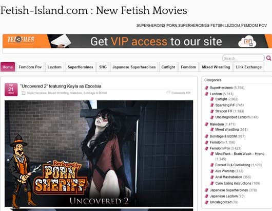 Fetishisland Site Review Screenshot