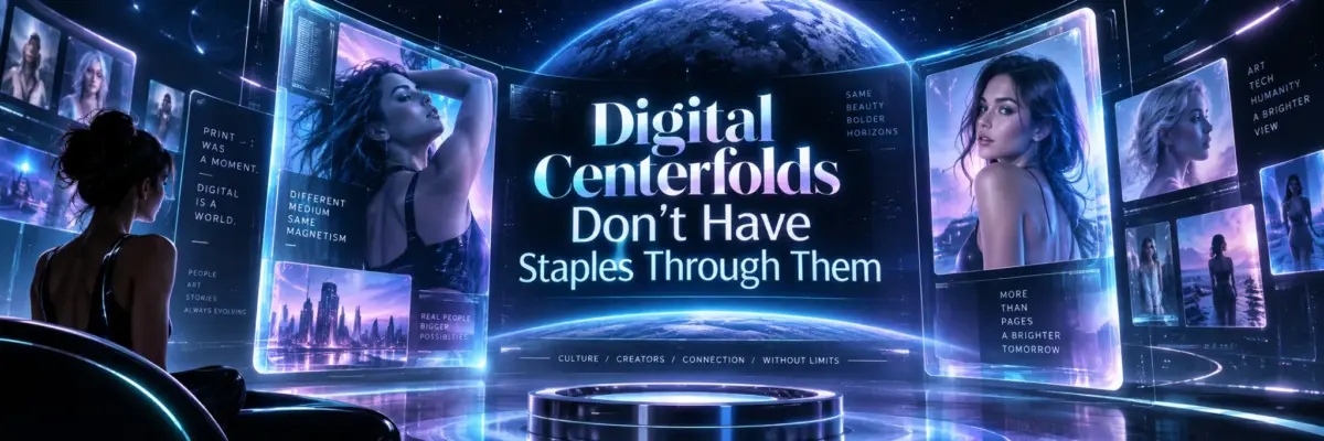 Digital Centerfolds Dont Have Staples Through Them