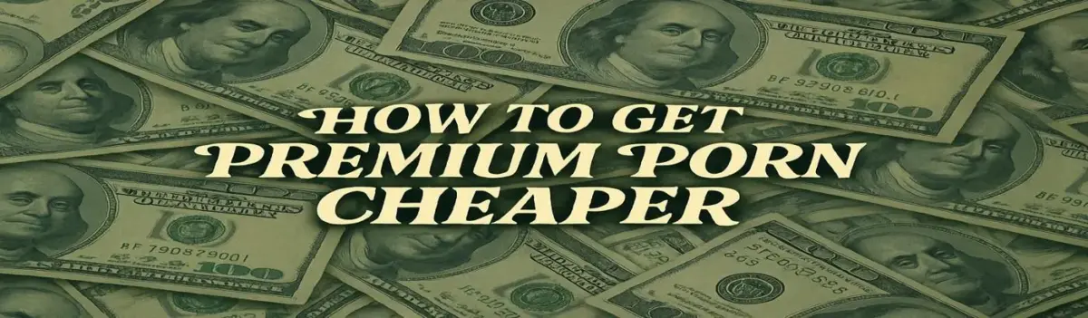 How To Get Premium Porn Cheaper