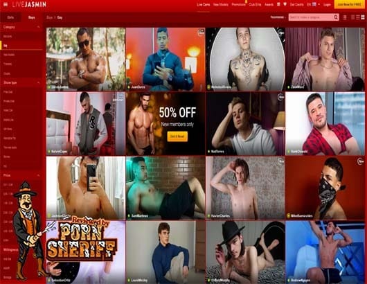 LiveJasmin Gay Screenshot for Full Site Review