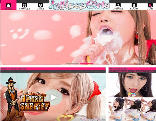 Screenshot of LolliPopGirls for Full Site Review