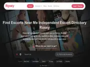 Screenshot of Rosey.link for Full Site Review