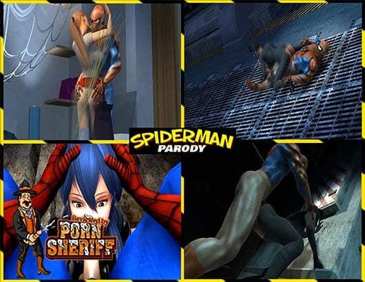 Screenshot of Spiderman Parody for Full Site Review