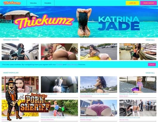 Thickumz Screenshot for Full Site Review