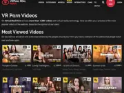 Screenshot of VirtualRealPorn for Full Site Review