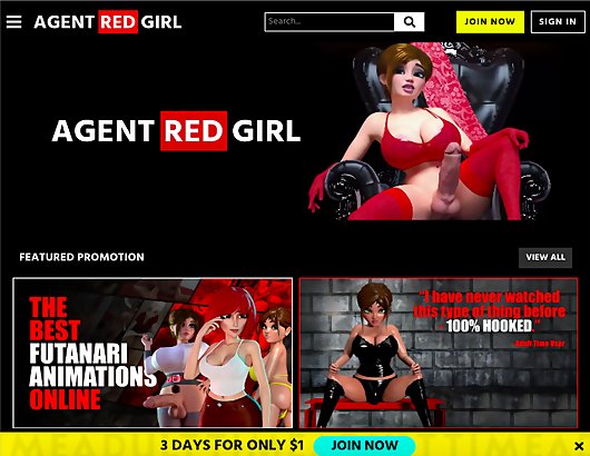 AgentRedGirl Screenshot for Full Site Review