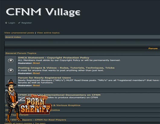 CfnmVillage Screenshot for Full Site Review