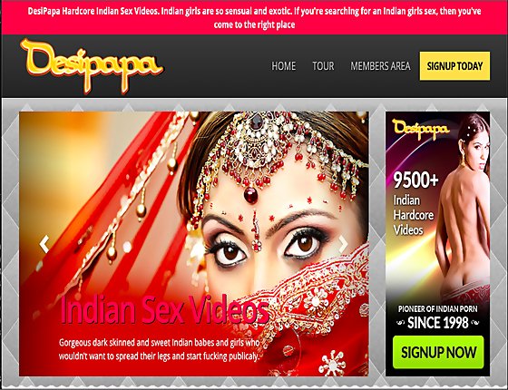 DesiPapa Screenshot for Full Site Review