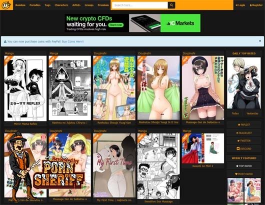 HentaiFox Screenshot for Full Site Review